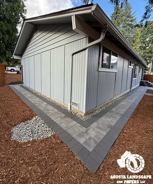 Backyard Paver & Lighting Project